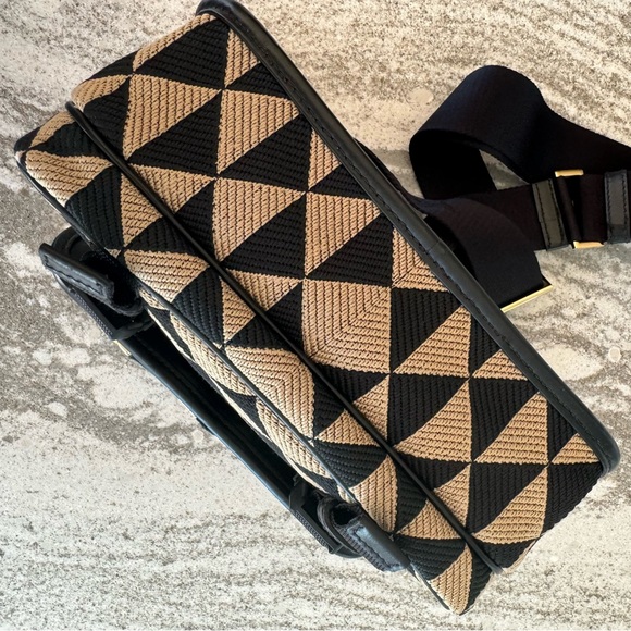 Prada Symbole Embroidered fabric/leather bag - Picture 3 of 16